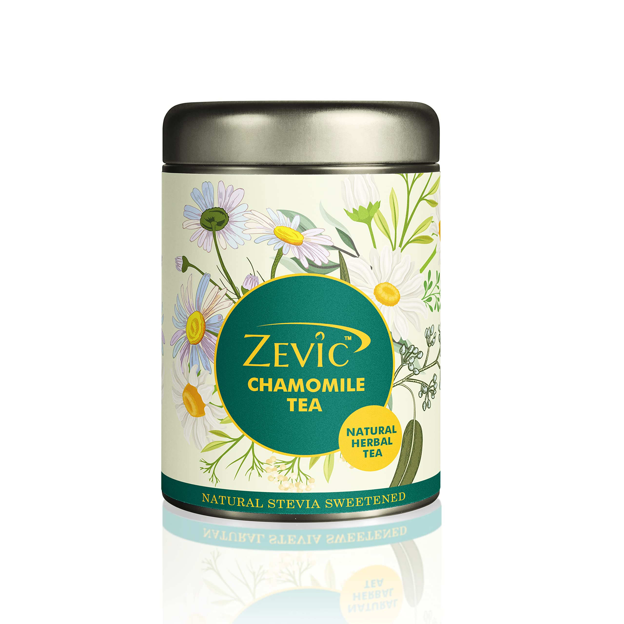 Zevic Chamomile Tea | CALMING TEA || Herbal Tea - Caffeine Free - Flower Based - Vegan - Non-Bitter - Non-GMO - 100% Natural | 30gm | 30 Serving (B09ZJ1RJFG) Amazon Price History, Amazon Price Tracker