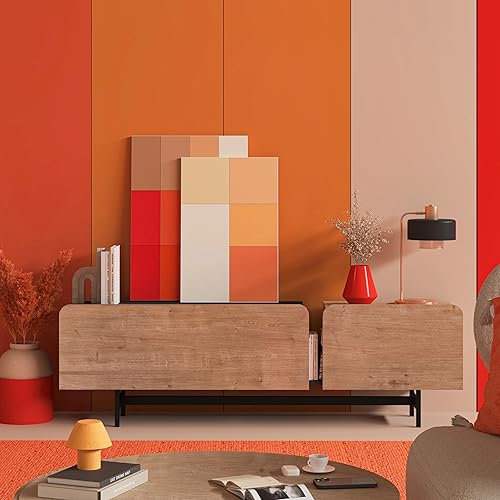 Atelier Mobili Entertainment Center - Modern 72 inch Media Console,