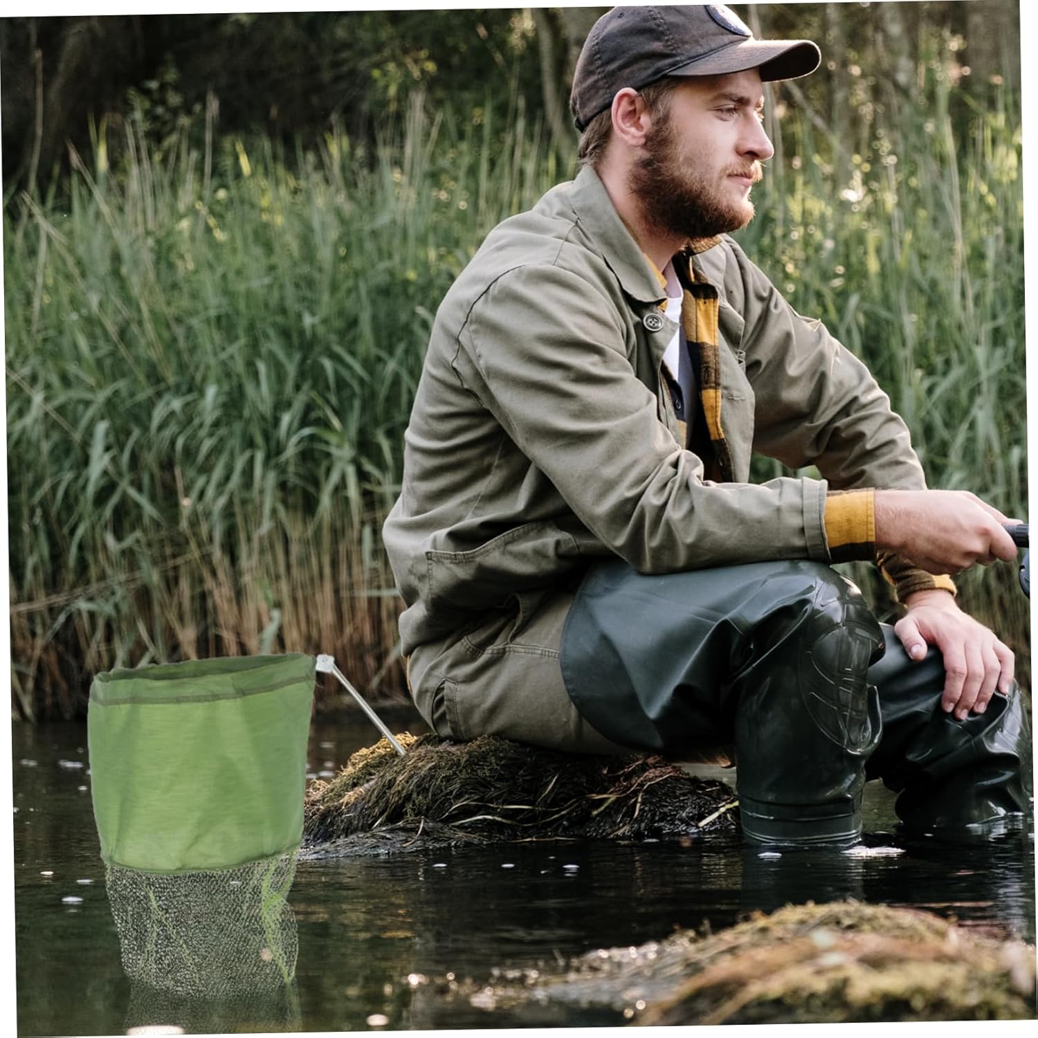 2pcs Portable Trap Net Folding Fish Trap for Crayfish Lobster Multi-Function Shrimp Supply