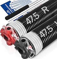 Vista 23 de Par de resortes de torsión para puerta de garaje de 2" juego con barras de bobinado antideslizantes y guantes, electroforesis de alta precisión sin