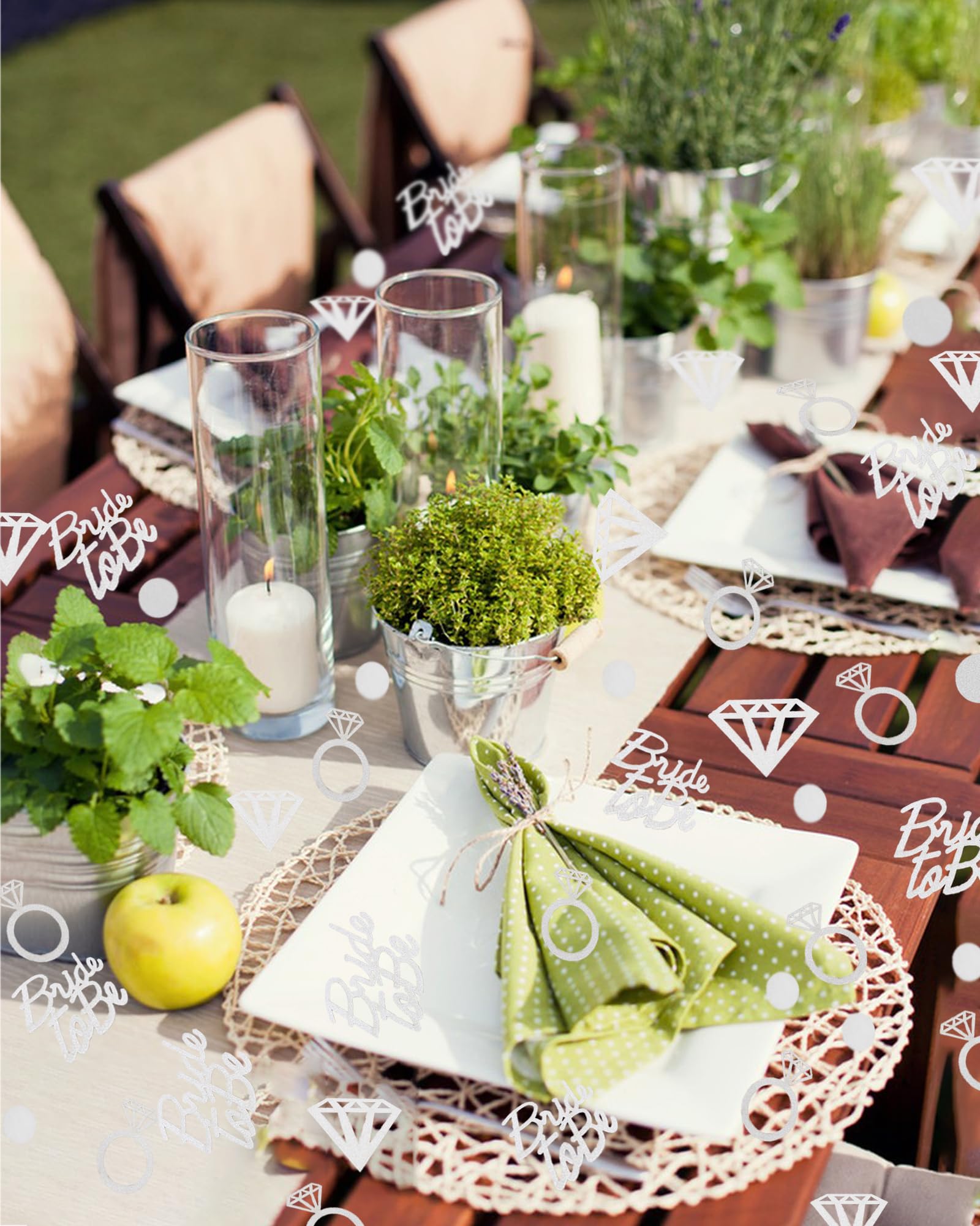 Wedding Ceremony Throwing Confetti Decorations - Glitter Rose Gold Wedding Table Confetti, Bridal Bachelor Shower, Engagement Party Decorations