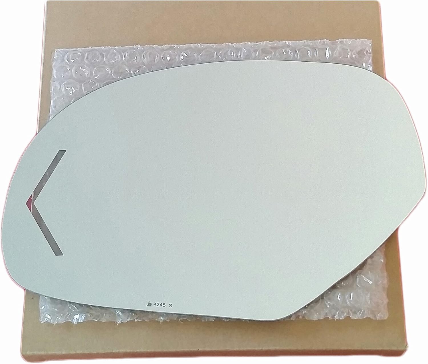 Mirror Glass and ADHESIVE for 2009-2013 Chevy Silverado/GMC Sierra/Tahoe/Yukon/Suburban Driver Left Side Replacement - FITS OVER HEATED TURN SIGNAL MIRROR ONLY (2010 2011 2012 09 10 11 12 13)