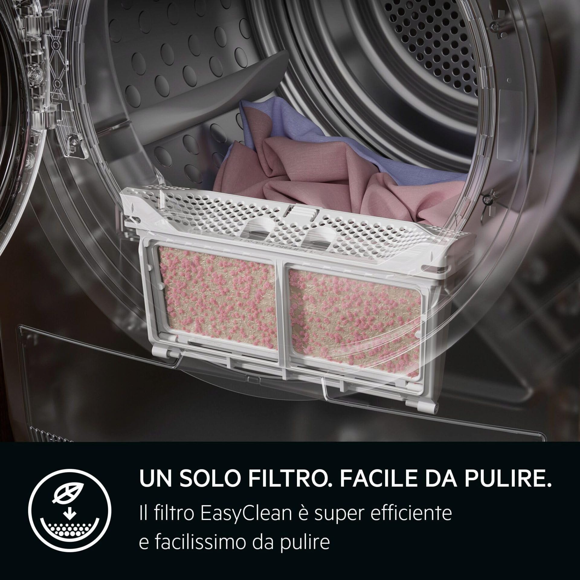 TR7HG9C - Asciugatrice 9 Kg, con Pompa di calore, Libera Installazione, Classe energetica C