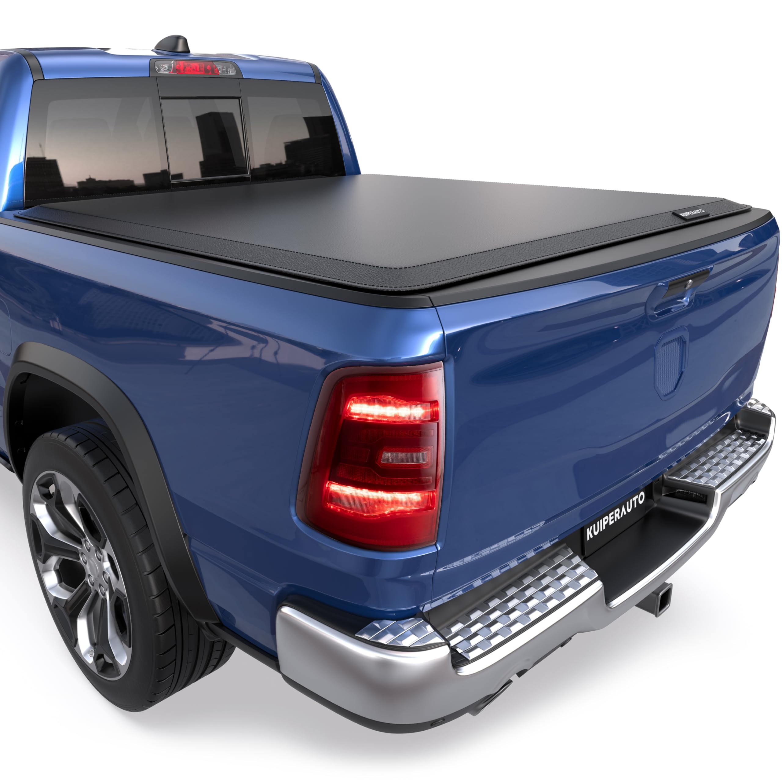 5'2" Bed Cover Soft Tri-Fold Tonneau Cover For 2015-2025 Chevy