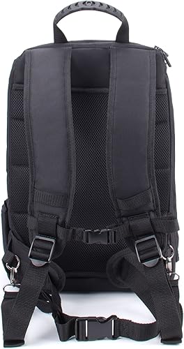 Miniatura 10 de Mochila para cámara réflex digital de 39.62 cm, compartimento para portátil USA Gear cuenta con separadores acolchados, soporte para trípode,