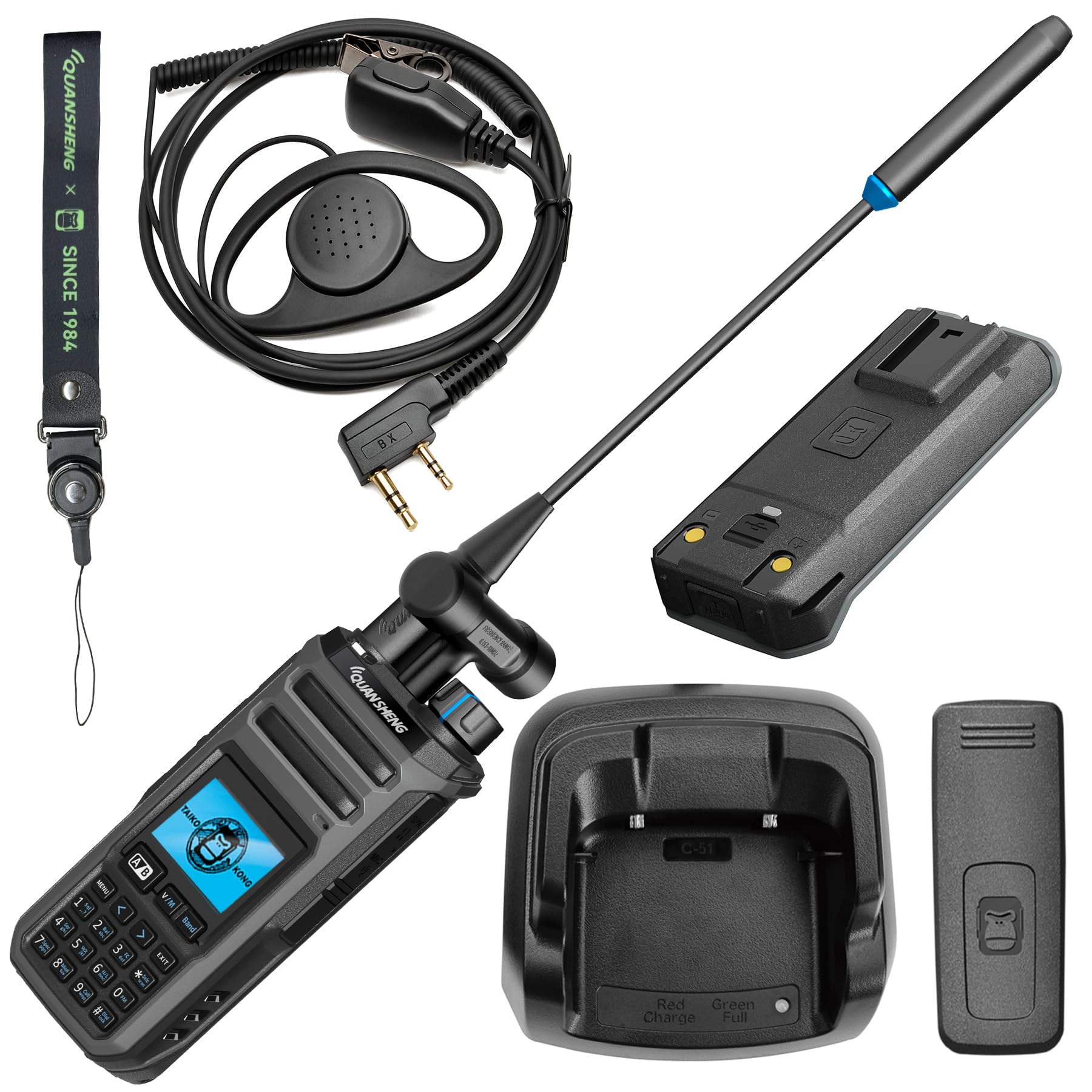 HYS Quansheng TK-11(5) 10W VHF/UHF Walkie Talkie