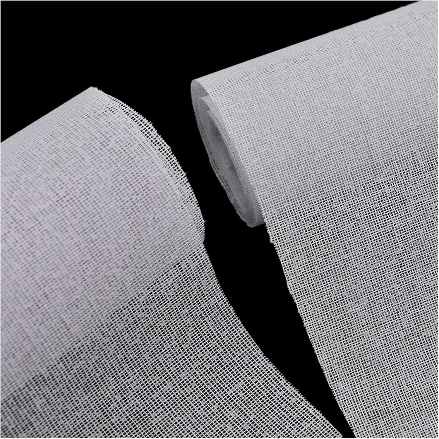 Interfacing,Iron on Interfacing 45x112cm Interfacing Fabric Iron On Patchwork Lining Cloth for Garment DIY Sewing Accessories (Color : Thicken 240)