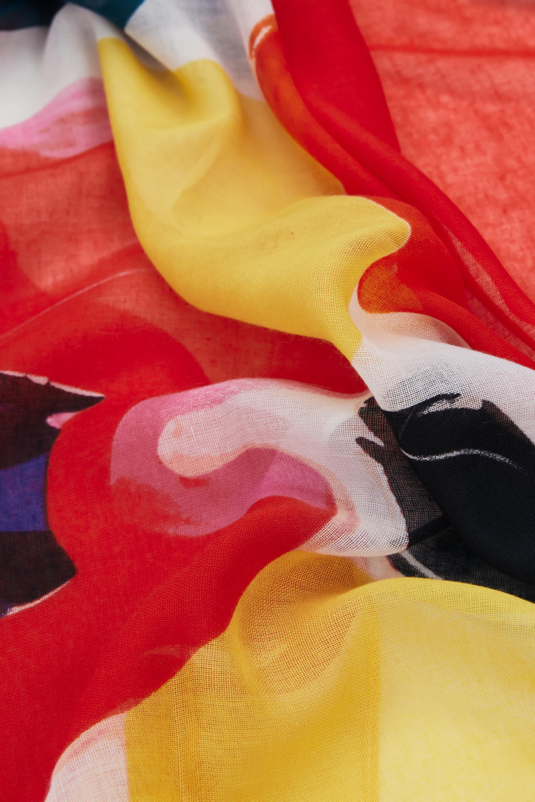 Foulard flores arty