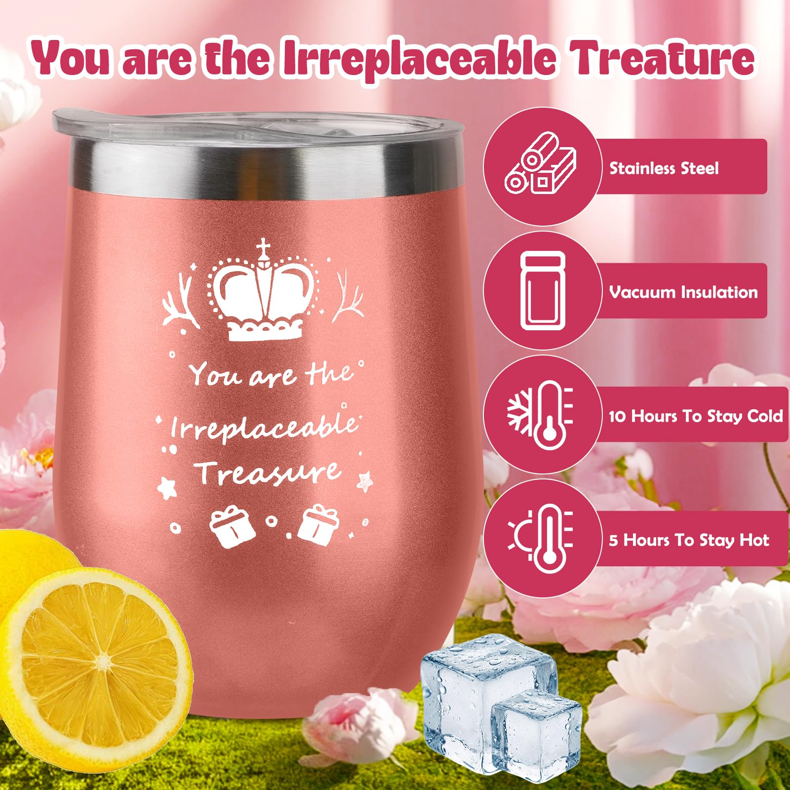 Regali Originali per Donna, Regalo di Compleanno per Amiche, Mamma e Sorella con Candela Profumata e Prodotti per La Cura del Corpo, Confezione Regalo da 11 Pezzi per Donna