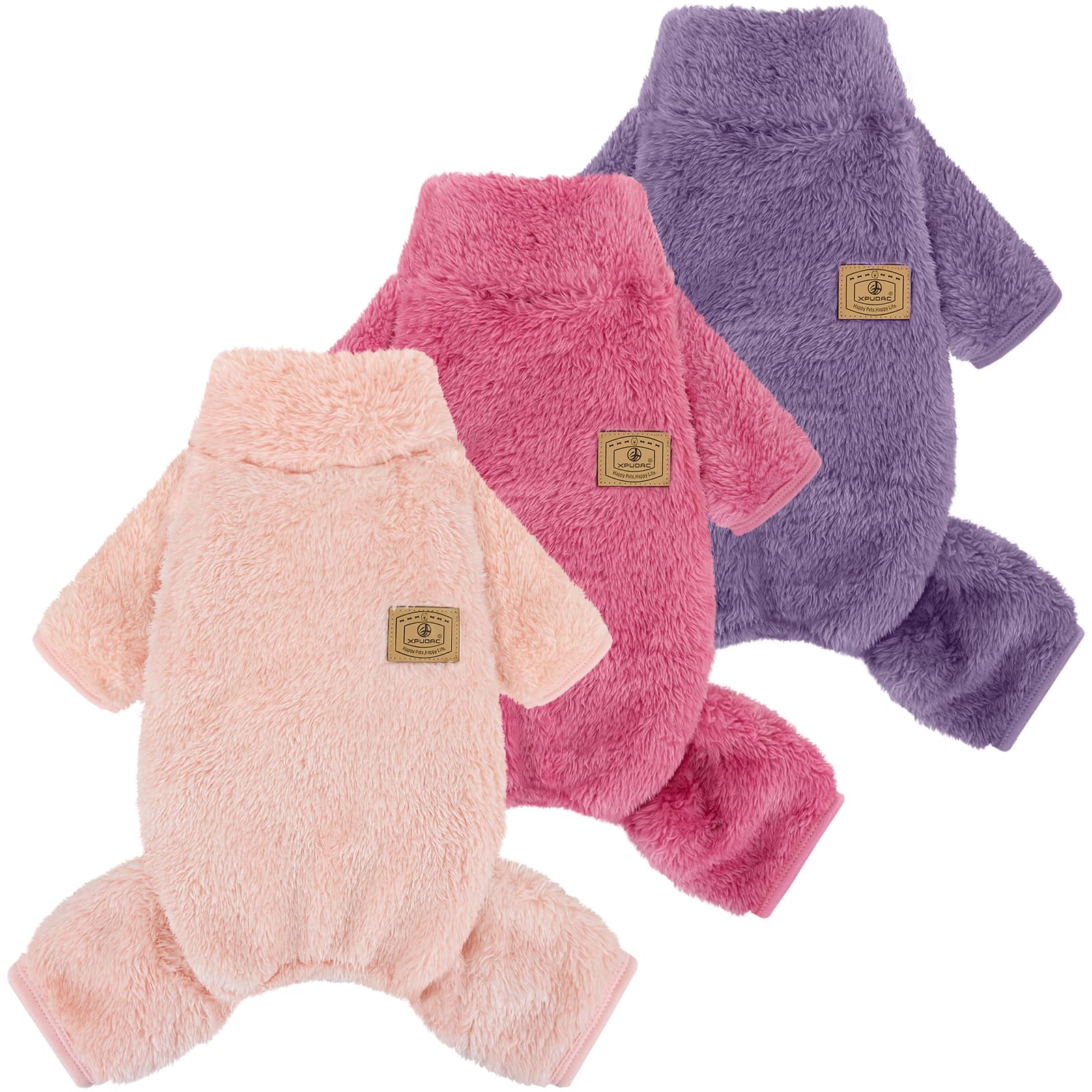 Pyjama polaire chien fille XL pour nuits d'hiver et siestes au chaud