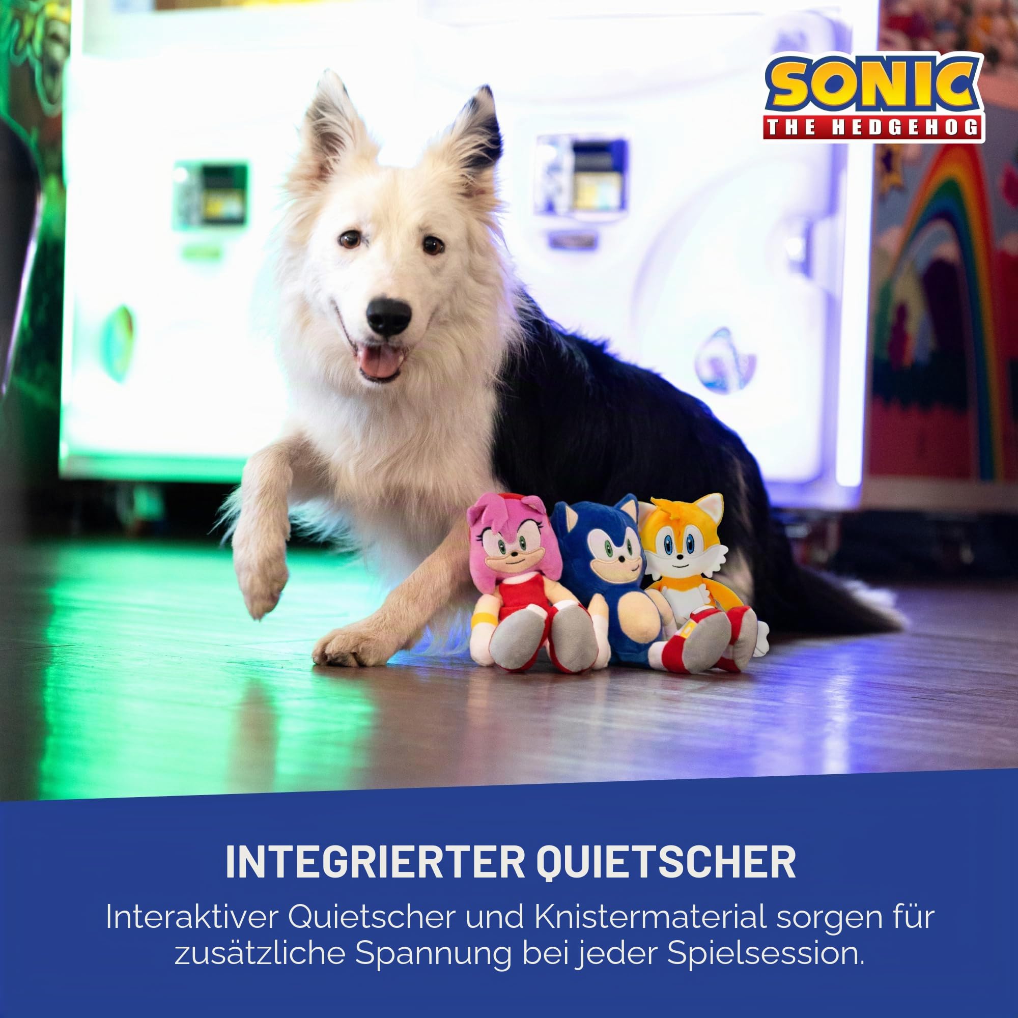 Multipet Sonic Amy Rose Plüsch-Hundespielzeug