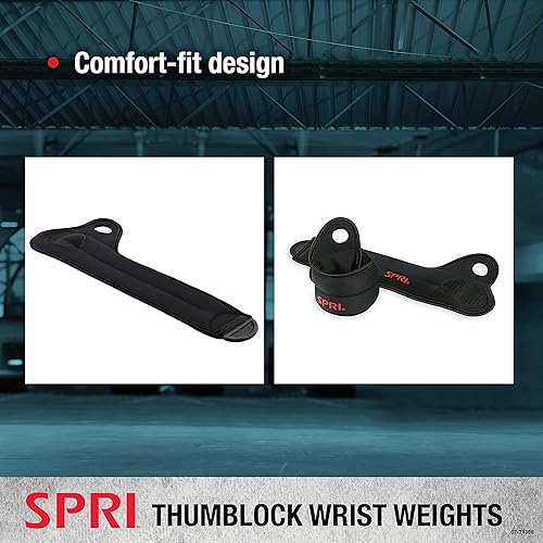 Miniatura 5 de Set de pesa SPRI para muñeca con agarre en el dedo gordo