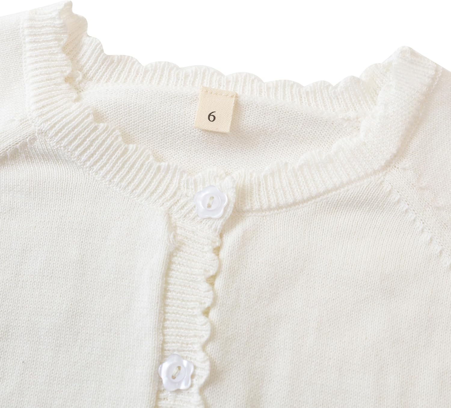 Girls Cardigan Sweater Long Sleeve Uniform Cropped Cardigan Casual Kids Cardigan for Little Girls - Image 3