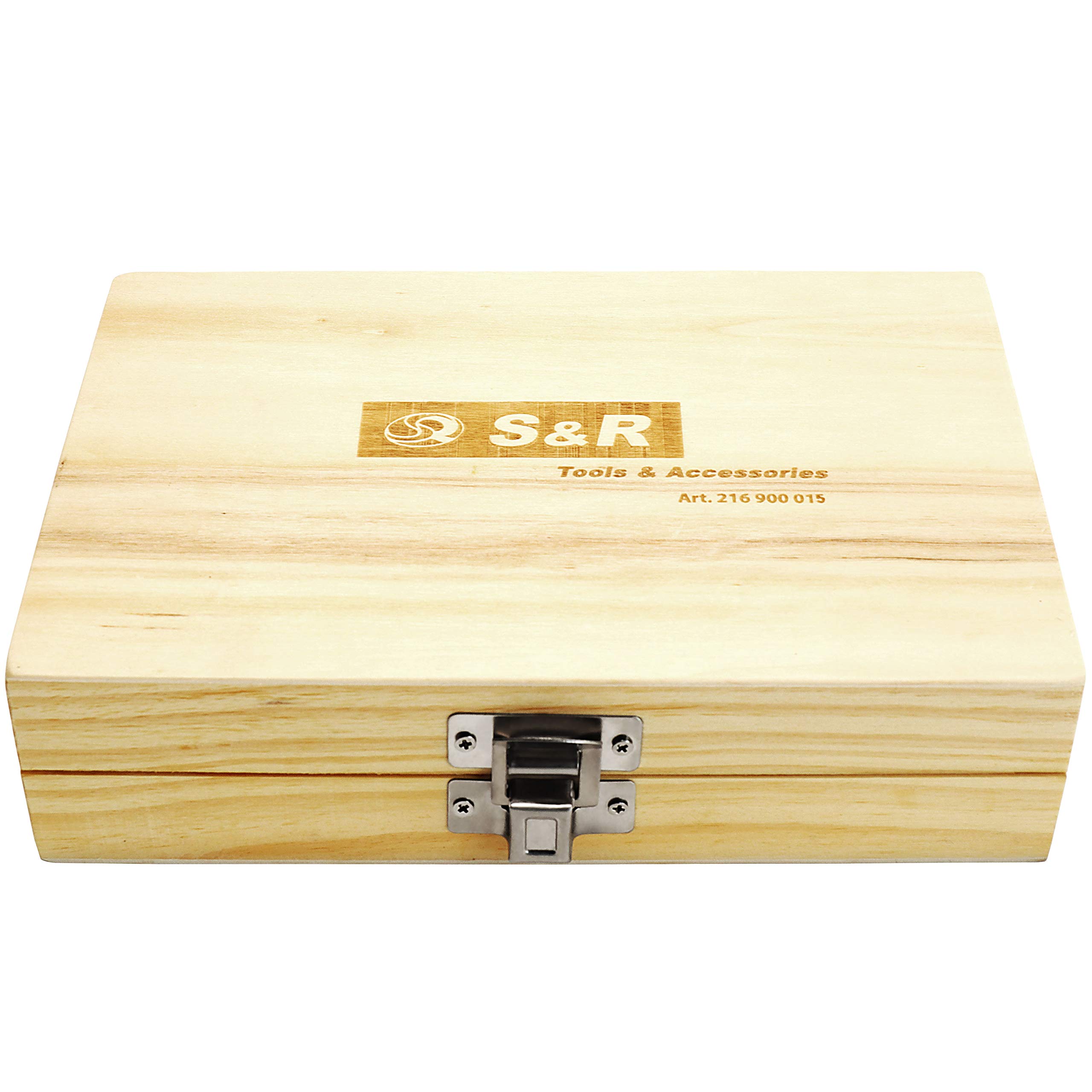 S&R Fraises defonceuse 8mm Coffret 15 pièces carbure de tungstène acier forgé