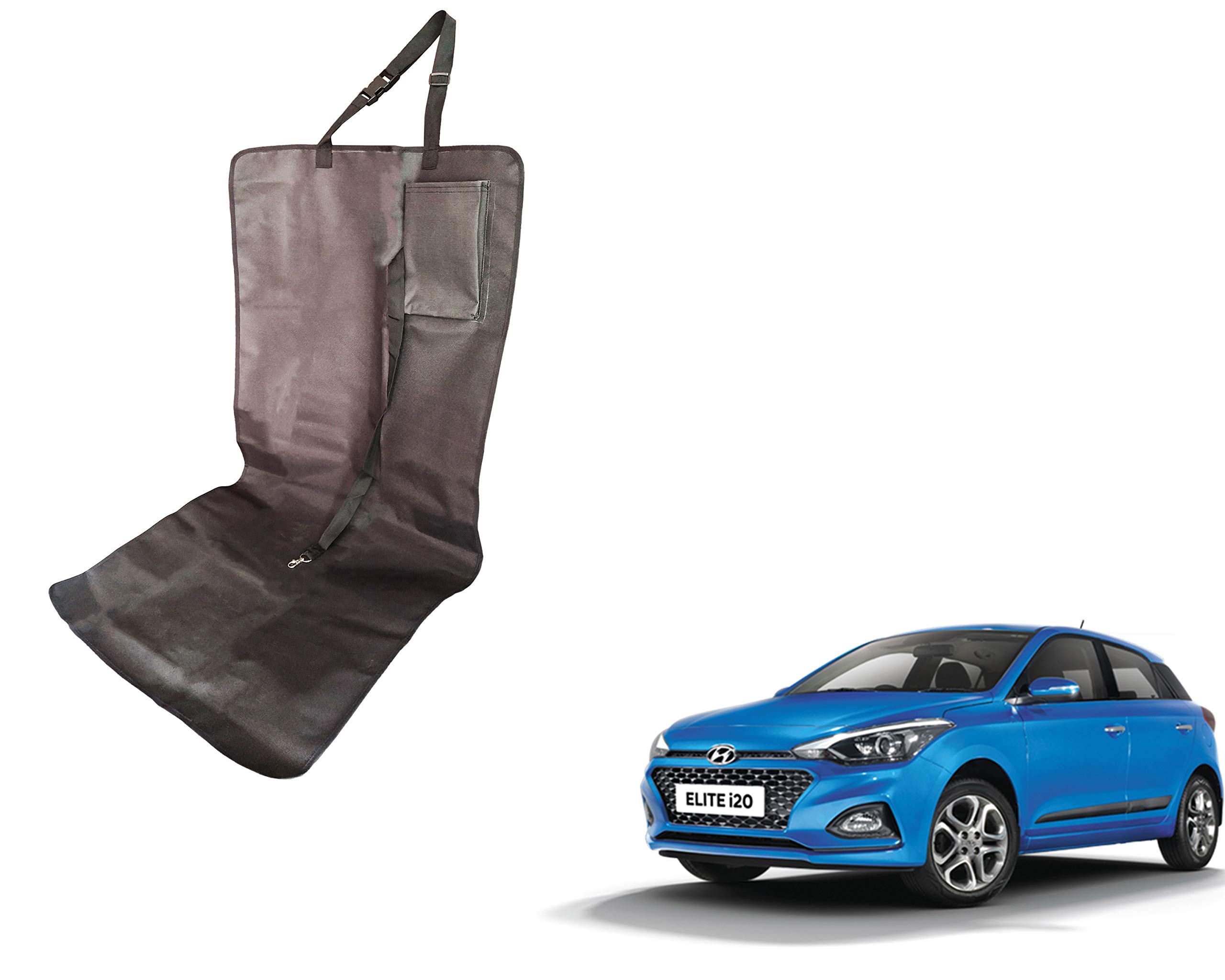 WolkomHome Waterproof Pet Dog cat Puppy Car Seat Protector pet Cover with Pocket & Dog Harness for Hyundai I20 Elite 2018 (B08RWJL4XW) Amazon Price History, Amazon Price Tracker