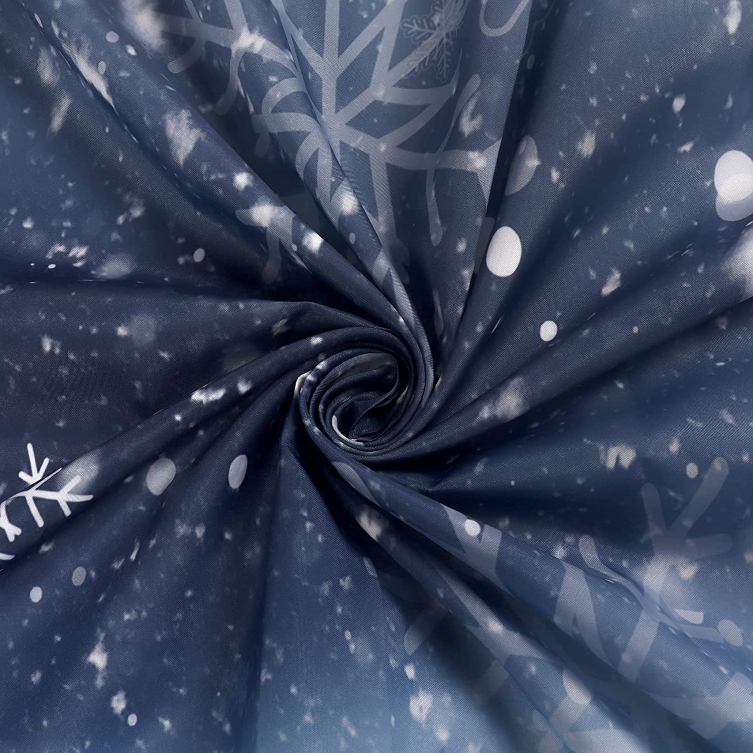 72x72 Inch Winter Christas Gnoe Shower Curtains For Bathroo Red Xas Ball Snowflake Bathroo