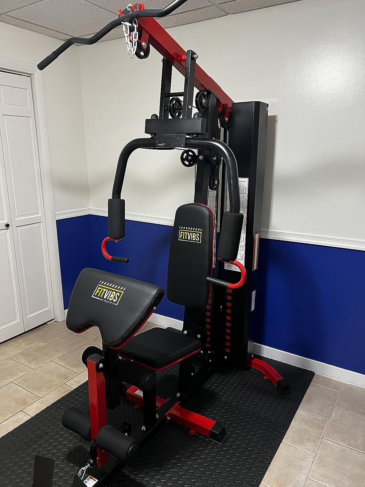 $27/mo - Finance Fitvids Multifunctional Home Gym System Workout ...