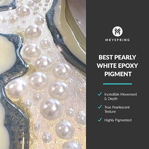 Miniatura 5 de Pigmento de resina epoxi de 2 tonos MEYSPRING, polvo de mica de epoxi y resina de uso artístico, sin grumos ni residuos, sin explosión de resina,