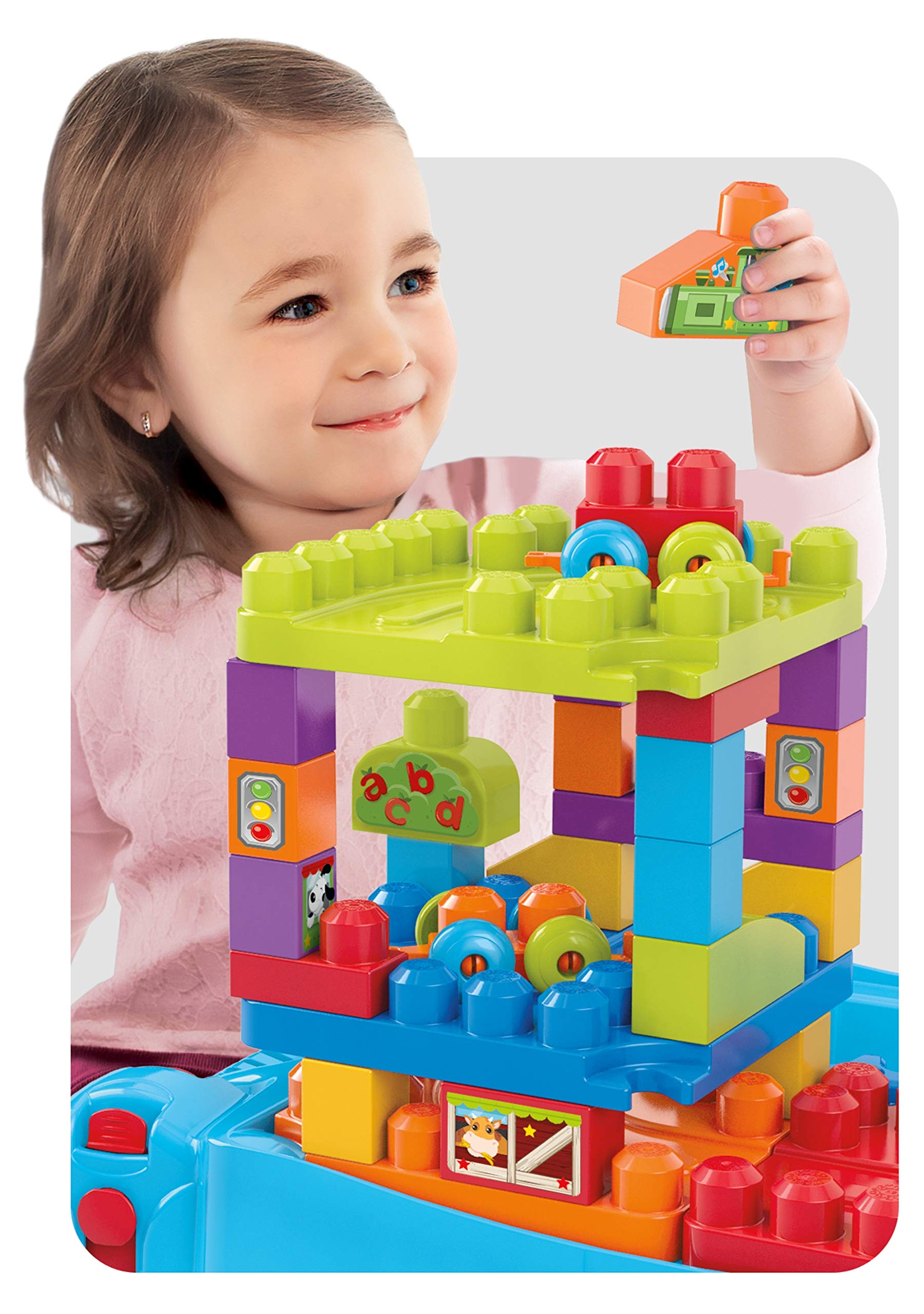 MEGA Bloks First Builders Build n Learn Table Amazon Exclusive Buy