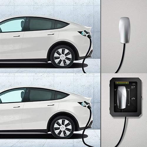 Miniatura 5 de Caja de estación de carga de vehículos eléctricos para Tesla de 3 generación caja de protección de estación de carga para Tesla para interiores y