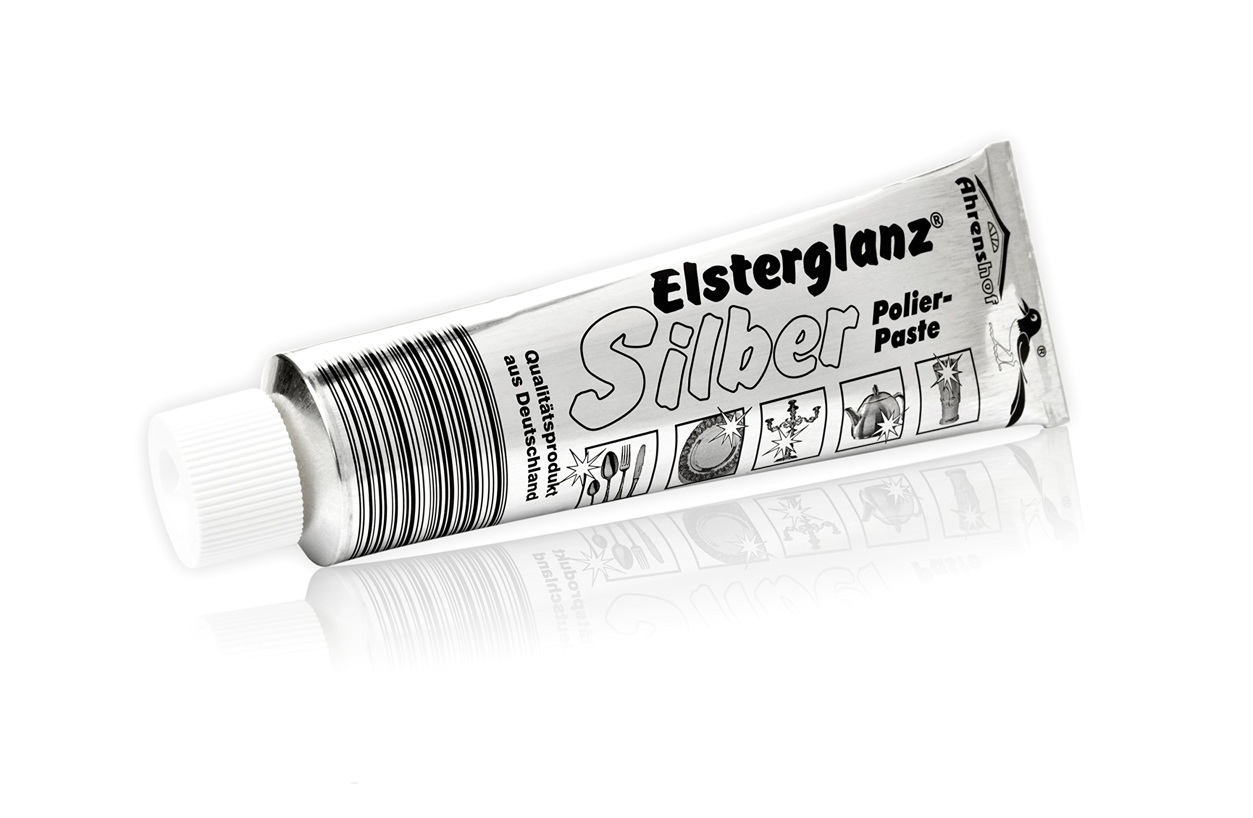 Helmecke & Hoffmann * 8er Pack Elsterglanz je 150 ml Polierpasten + 2 Microfasertücher je 30 x 30 cm