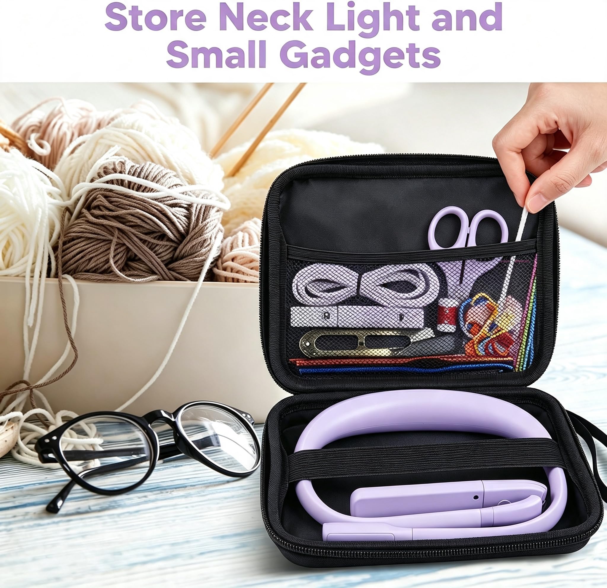 Luz Lectura Libros Cama Lampara - Lampara de Lectura Recargable 3 Colores Protección Ocular Luz Lectura Cuello Flexibles, Lámpara para Leer, Tejer, Coser, Acampar, Regalos para Hombre Mujer Lectores