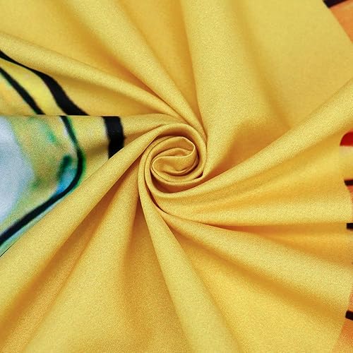 Miniatura 5 de Serborlur Tapiz de sol y montaña, tapiz de árbol de bosque trippy, tapiz vintage estético de plantas, tapiz mágico de pared de río, tapiz de paisaje