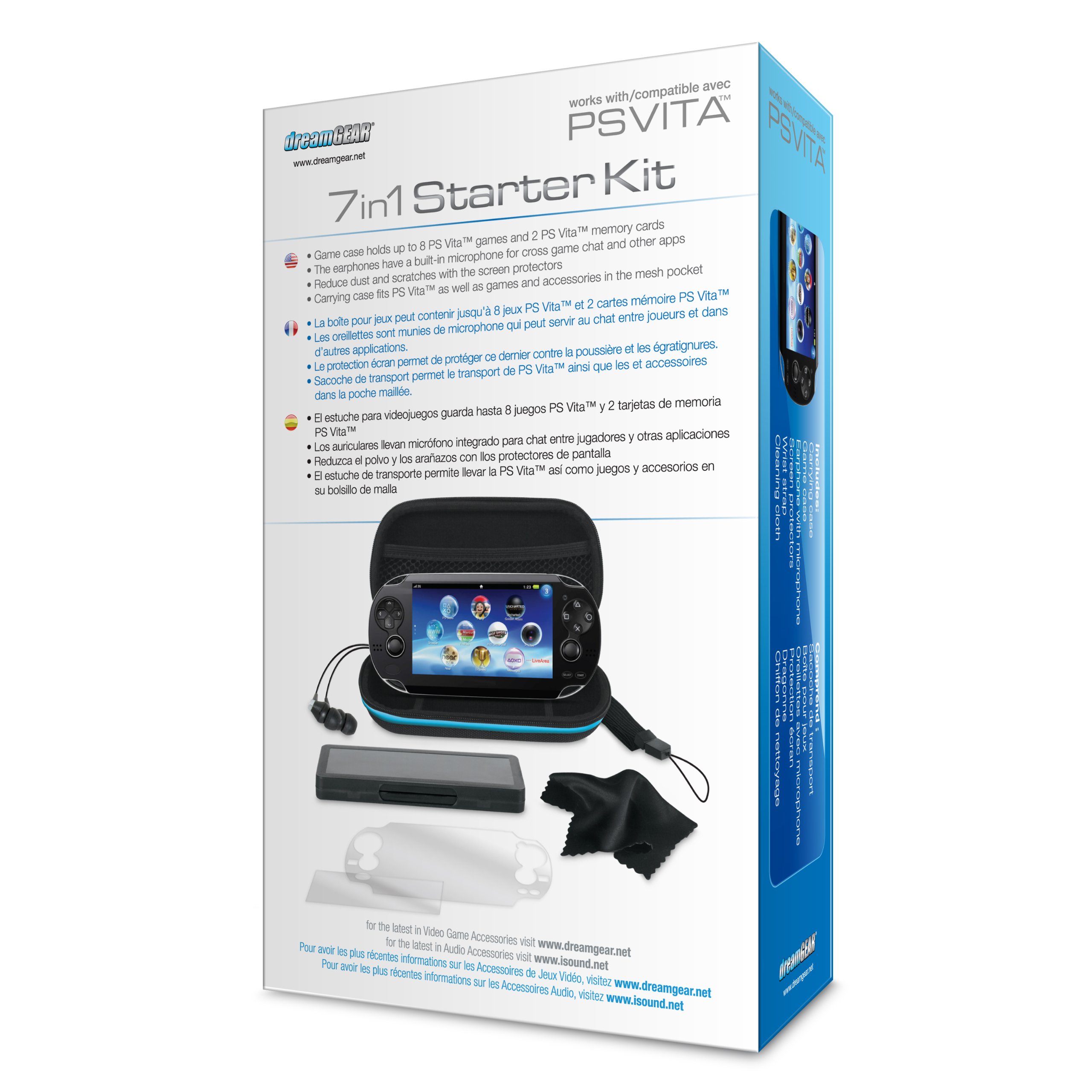 Vita 3ds セット Amazon.com: DreamGEAR Playstation Vita 7 in 1 Starter Kit : Video