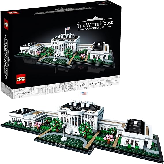Lego Architecture Casa Branca 1.483 contém 1.685 peças
