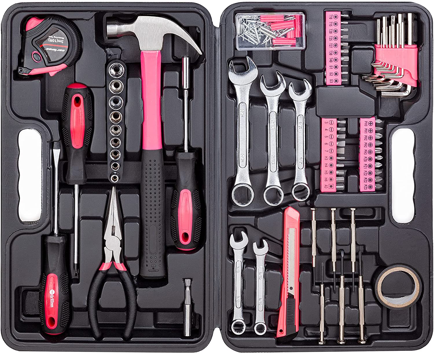 Cartman 148Piece Tool Set General Household Hand Tool Kit with