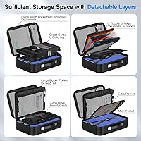 Amazon.com: FUZVOL Fireproof Document Box Hard Case Fire Proof