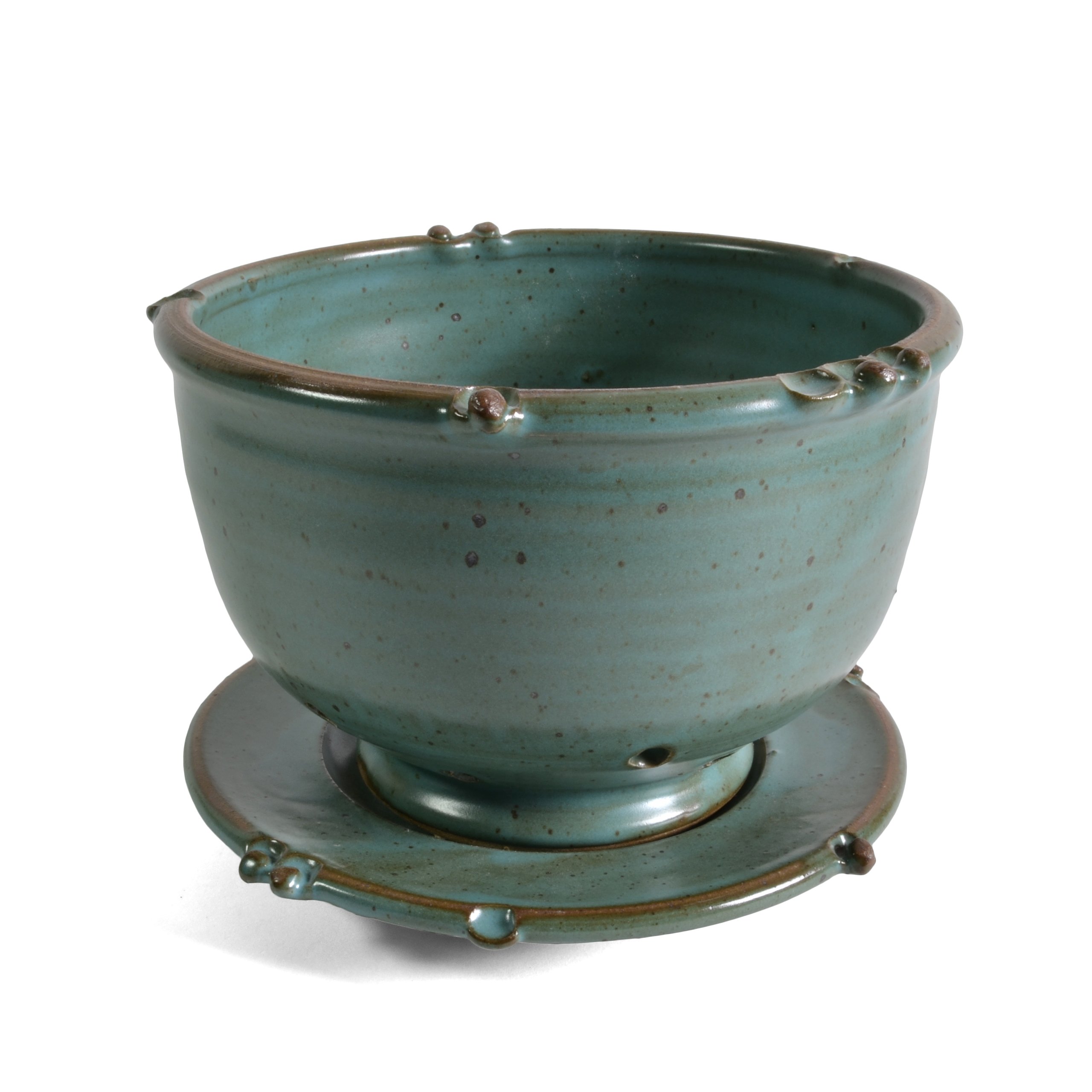 Anthony Stoneware 2-piece Berry Bowl Set, Teal
