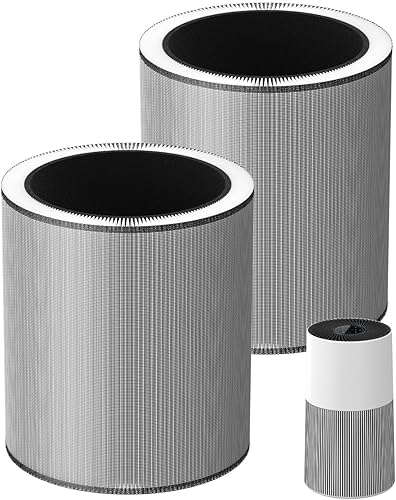 C610 Replacement Filter Z Compatible with Winix C610 Air Purifier, 3 in 1 HEPA Filter with Activated Carbon and Pre-Filter, Compares to Part # 1712-0121-00, 2 Pack