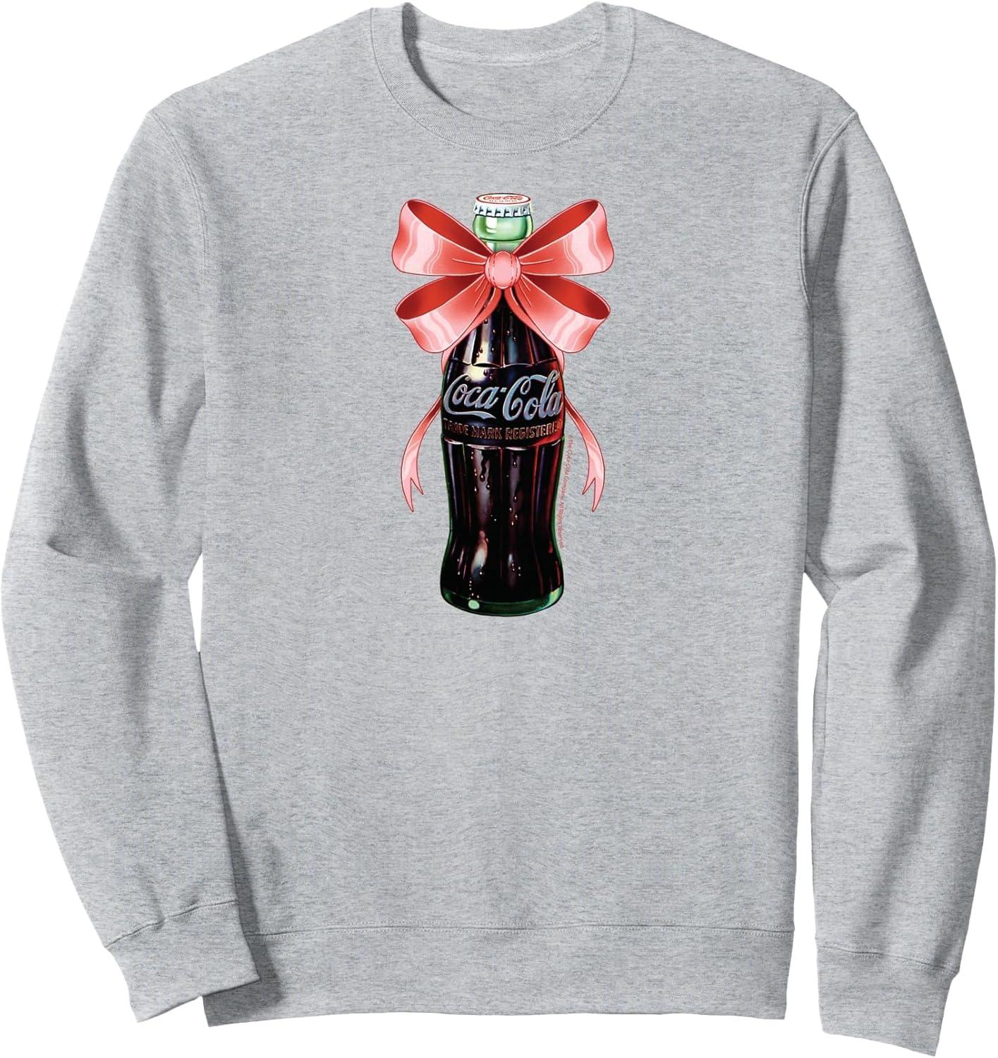 Coca-Cola - Coke Bottle with Pink Coquette Bow Sweatshirt