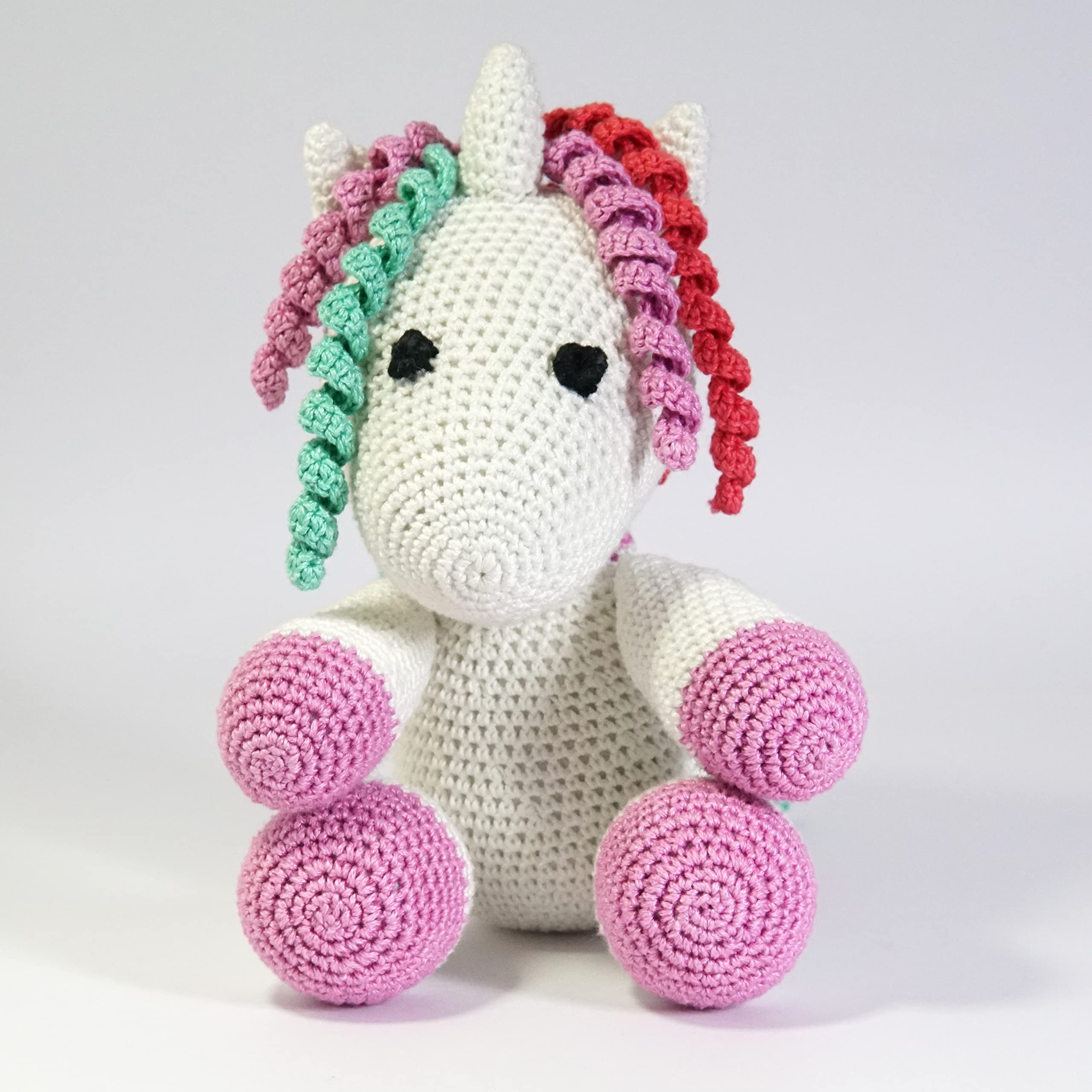 CuteBUZZ Crochet Soft Toy | 100% Safe for Baby | Cotton Tread | Handcrafed with Love | Unicorn (B0BJ232FZB) Amazon Price History, Amazon Price Tracker