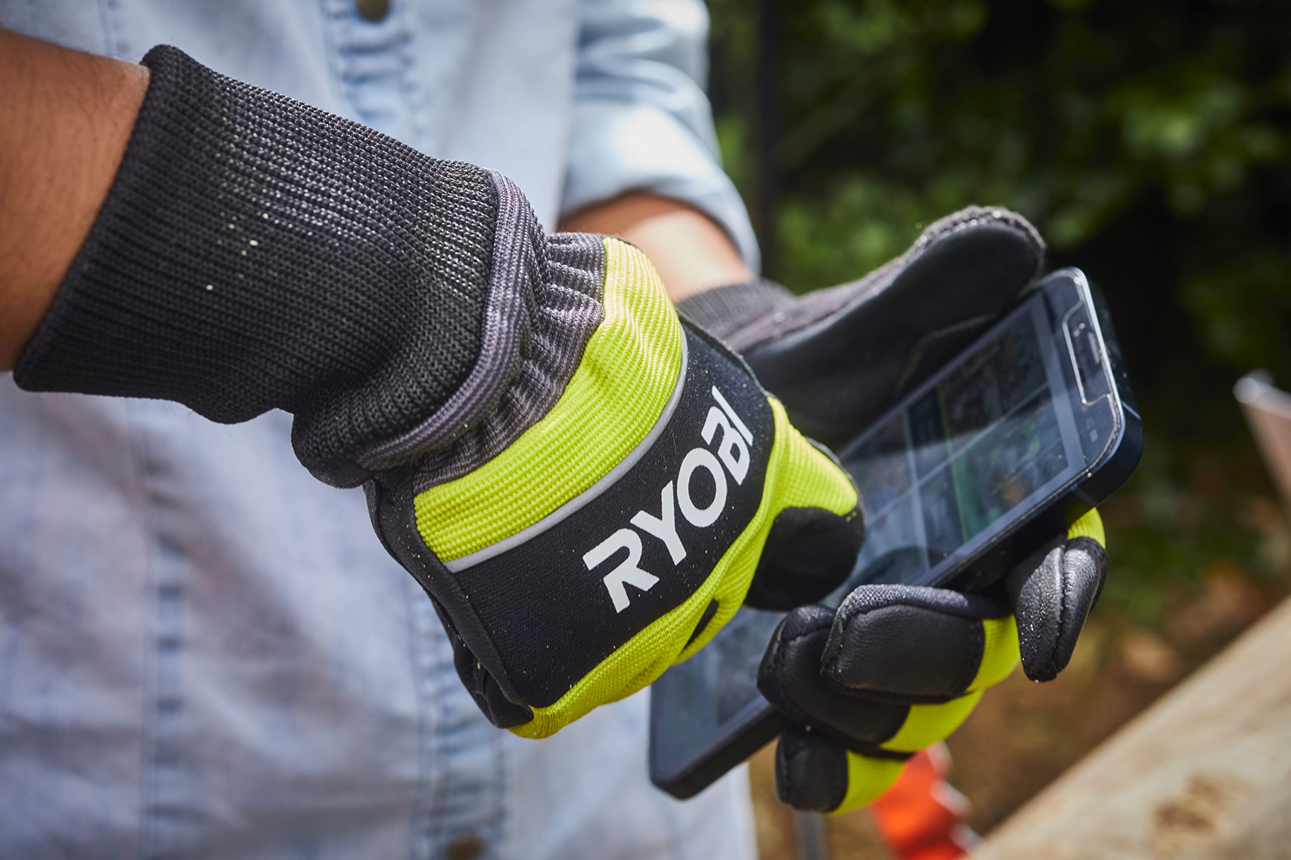 RYOBI Schnittschutzhandschuhe, Schnittschutzklasse 2 (Größe M) RAC258M