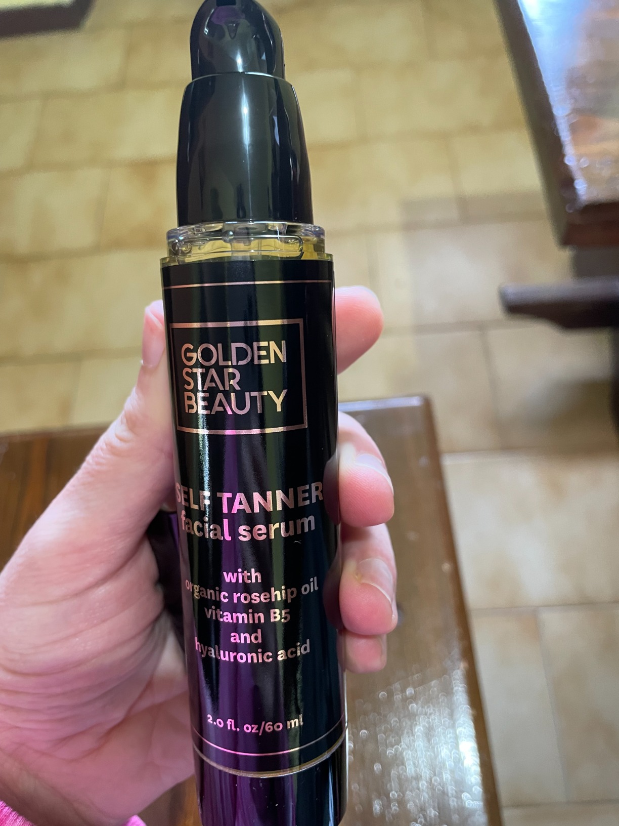 GOLDEN STAR BEAUTY Face Tanner – Self Tan Serum w/Hyaluronic Acid and Organic Oils, Self Tanners Best Sellers, Facial Sunless Tanner for Natural Sunkissed Glow, Fake Tan Moisturizer, 2.0 fl (Light to Medium)