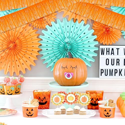 Miniatura 82 de Paquete de 10 guirnaldas de flecos de papel de aluminio rosa de 10 pies con serpentinas metálicas de oropel para colgar en la pared, telón de fondo