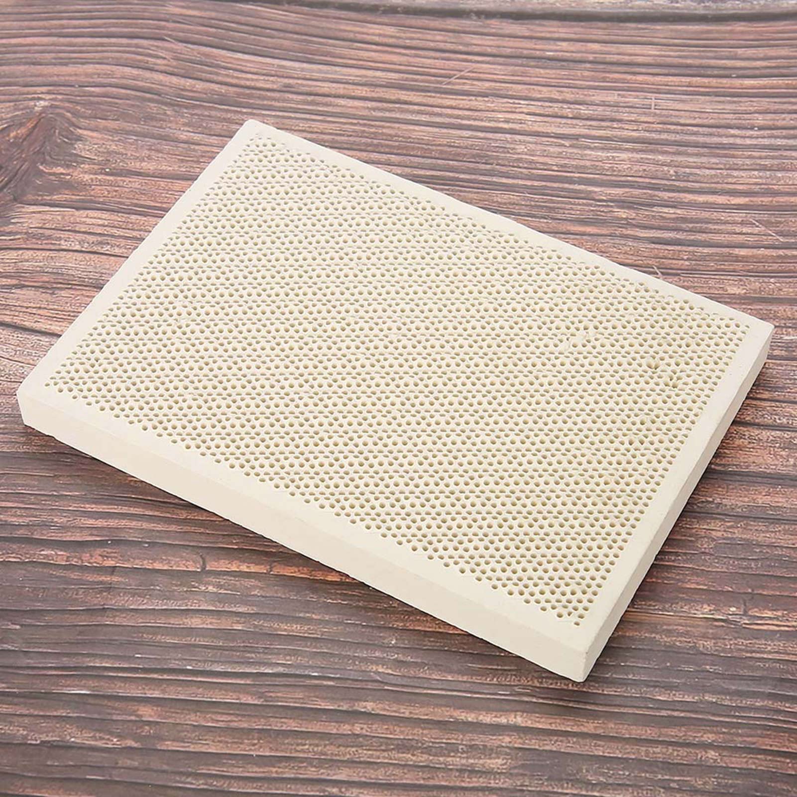 Semme Ceramiczna płyta lutownicza Honeycomb, płyta narzędziowa do suszenia, 135 x 95 x 13 mm / 5,31 x 3,74 x 0,51 cala