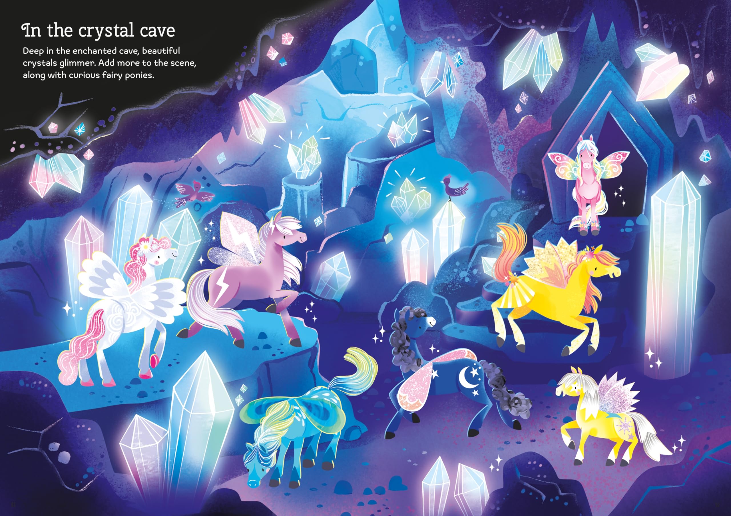 Sparkly Fairy Ponies Sticker Book