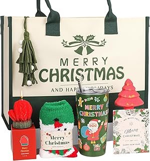 Christmas Gifts for Women 2025,Unique Gift Baskets & Secret Santa Box Set with Christmas Tumbler ,Great Gifts for Teacher, Coworker, Sister, Best Friend, Mom & Wife