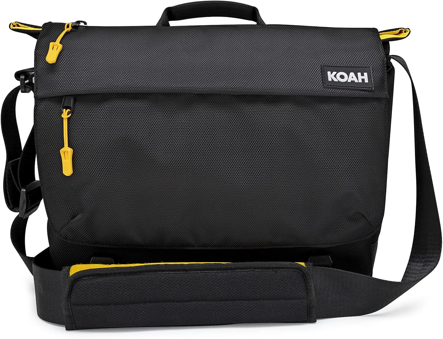 Koah Fulton Precision Shoulder Messenger Camera Bag for Professional Photographers, Large Camera Bag with Laptop/Tablet Compartment, DSLR Camera Bag with Padded Shoulder Strap, Crossbody Camera Bag