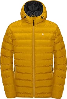 Little Donkey Andy Men's Soft Packable Puffer Jacket Hooded Lightweight Warm Winter Coat