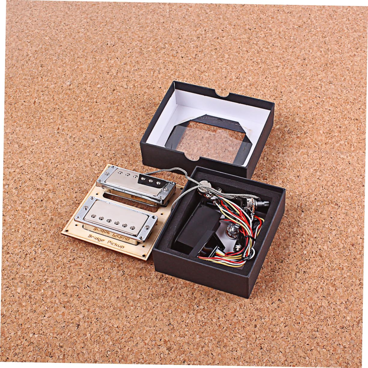 Pickup Attivo Per Chitarra Humbucker Durevole Con Scatola Per Batteria Parte Di Ricambio Per Chitarra Elettrica e Basso Per Amanti e Musicisti