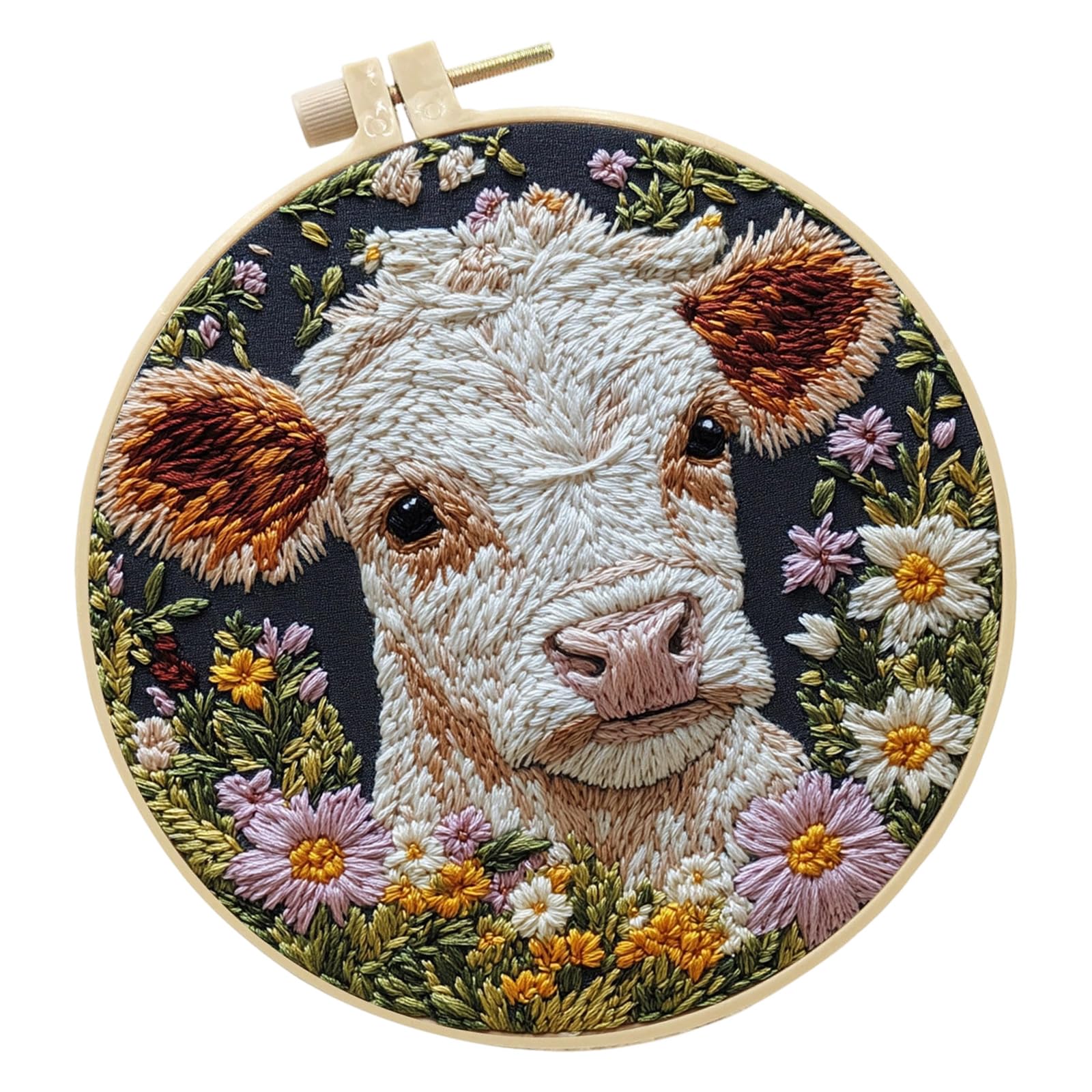 Kaeltsyn Embroidery Craft Set Complete Set with Cotton Materials for Friend Family and Special Occasions Embroidery Pattern