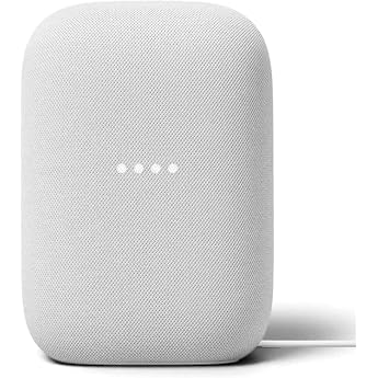 Google Audio Bluetooth Speaker - Wireless Music Streaming, Powerful Sound, Built-in Assistant, WiFi and Bluetooth Connectivit