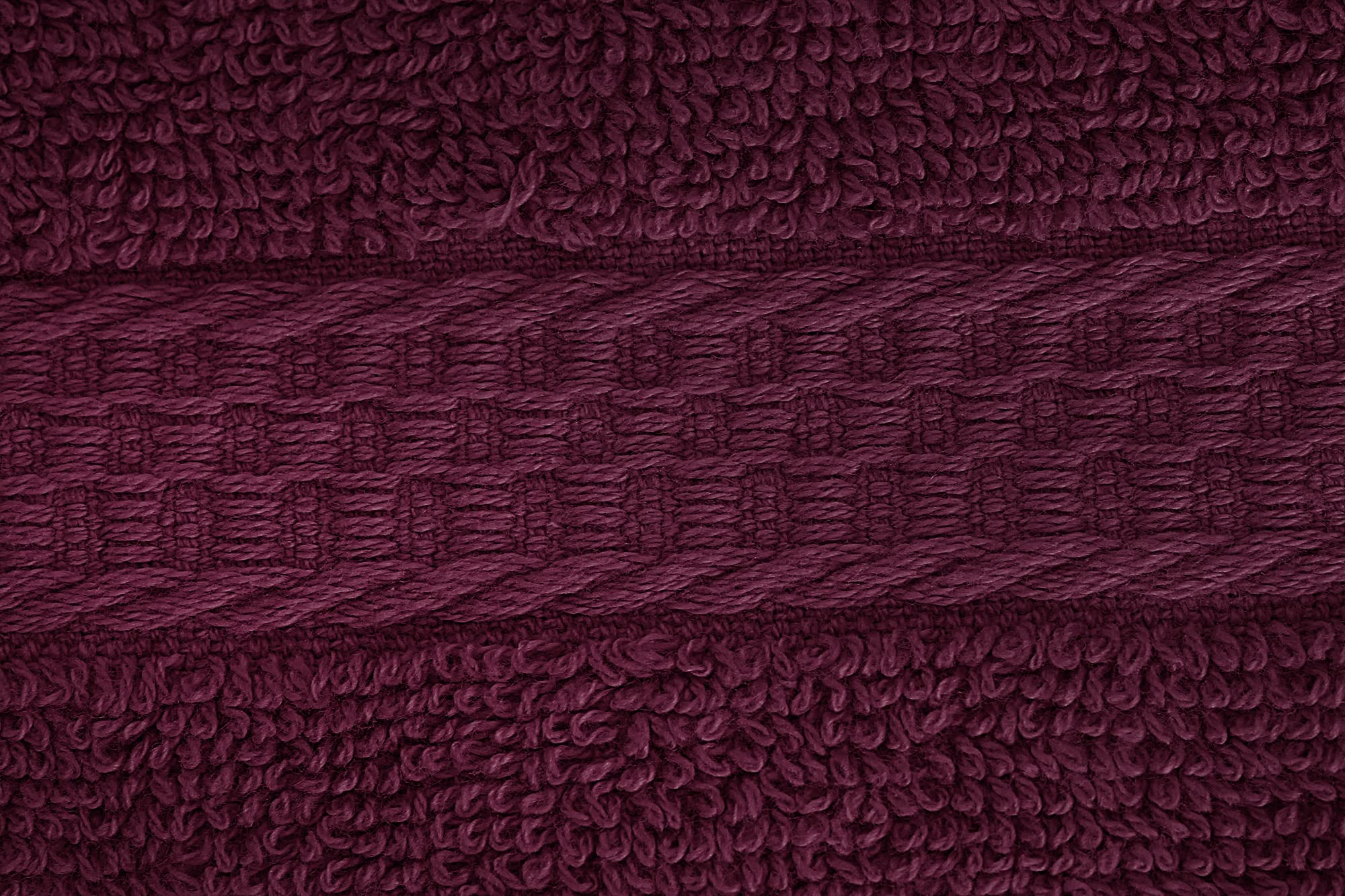 Utopia Towels - Juego de Toallas Premium (30 x 30 cm, Borgona) 100% algodón para la Cara, Toallas Altamente absorbentes y de Tacto Suave para la Punta de los Dedos (Paquete de 12)