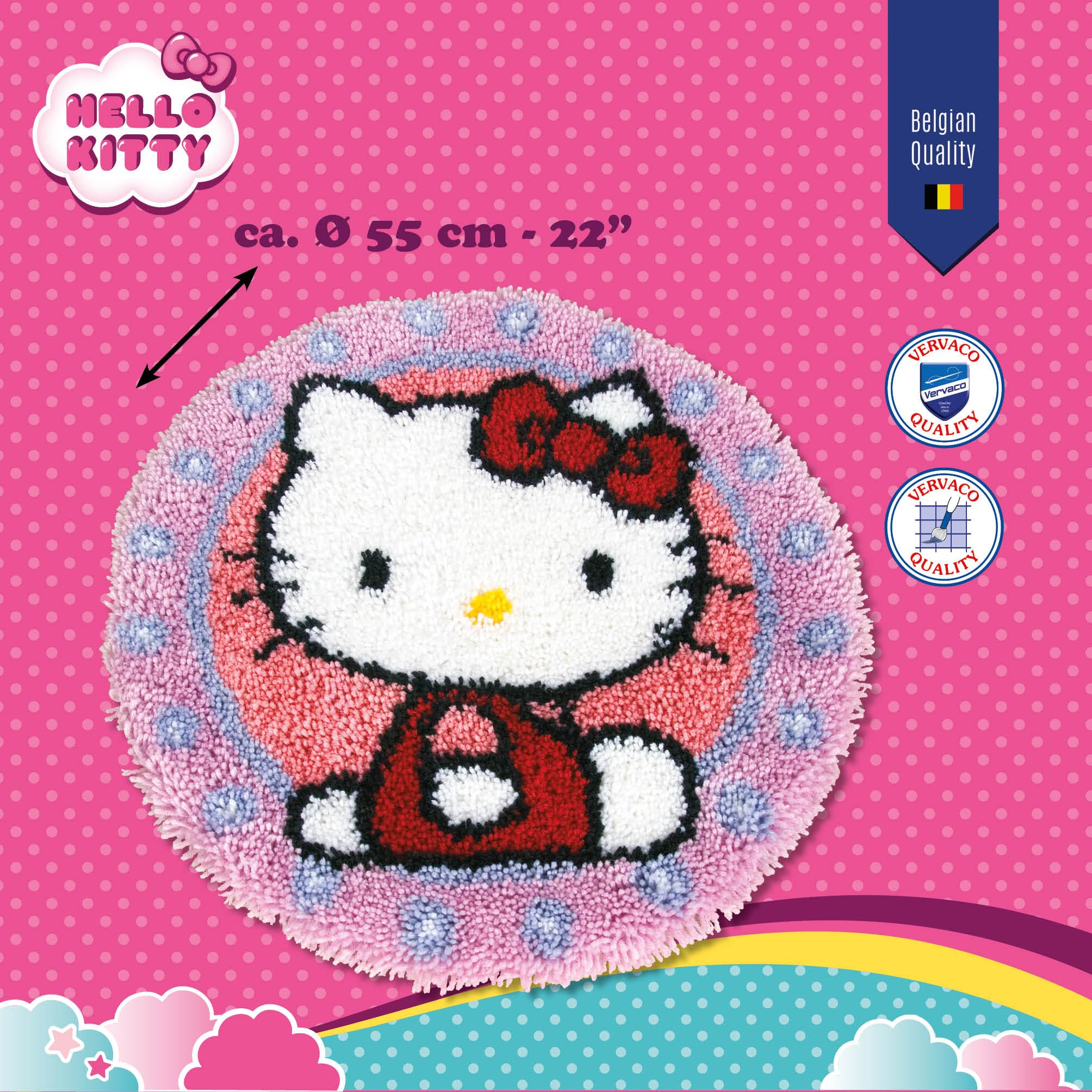 Amazon.com: Vervaco PN-0147570 | Lrg Hole Canvas Hello Kitty Rug