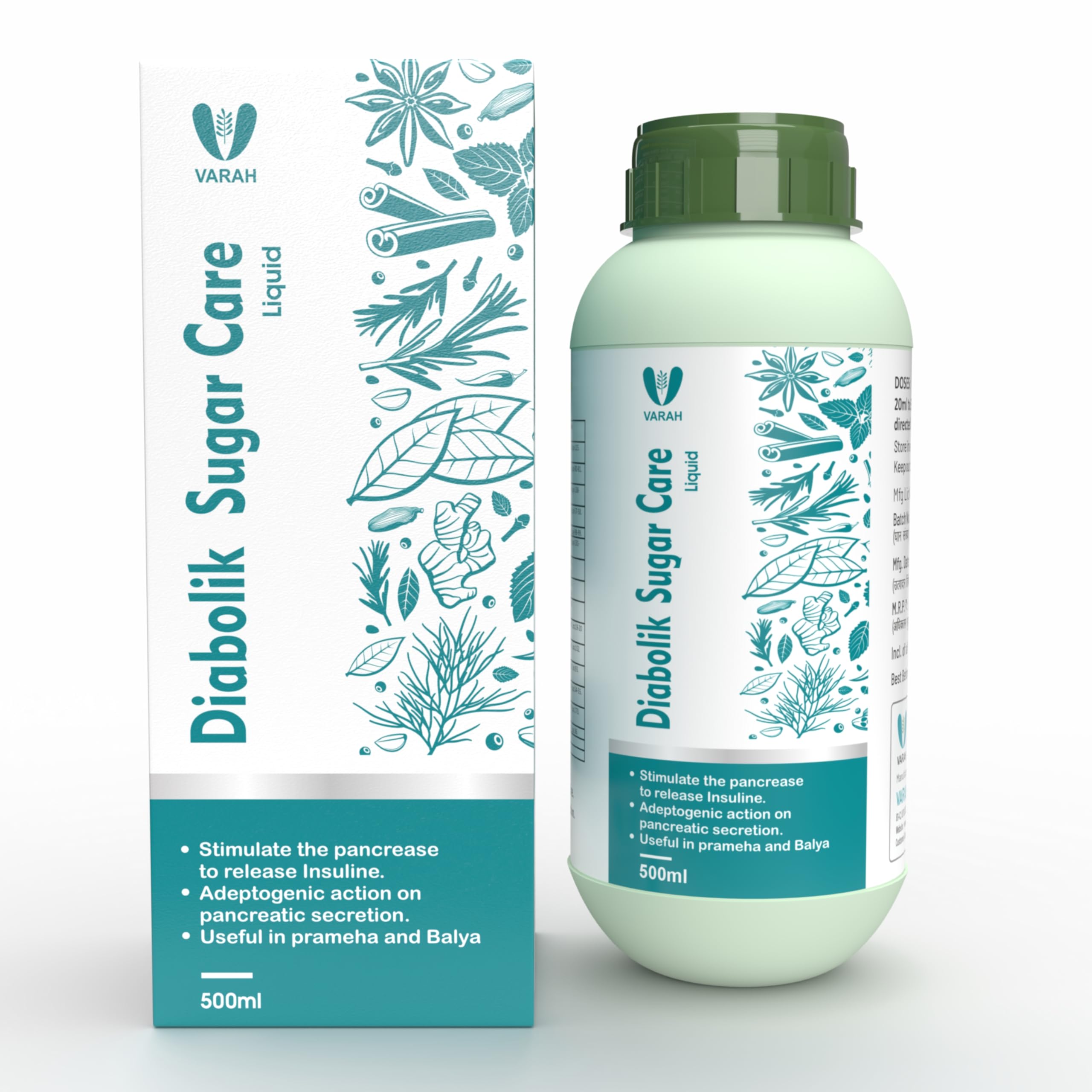 Varah Diabolik Sugar Control Syrup: Herbal Solution for Blood Sugar Management 500 ML (B0843KJN48) Amazon Price History, Amazon Price Tracker
