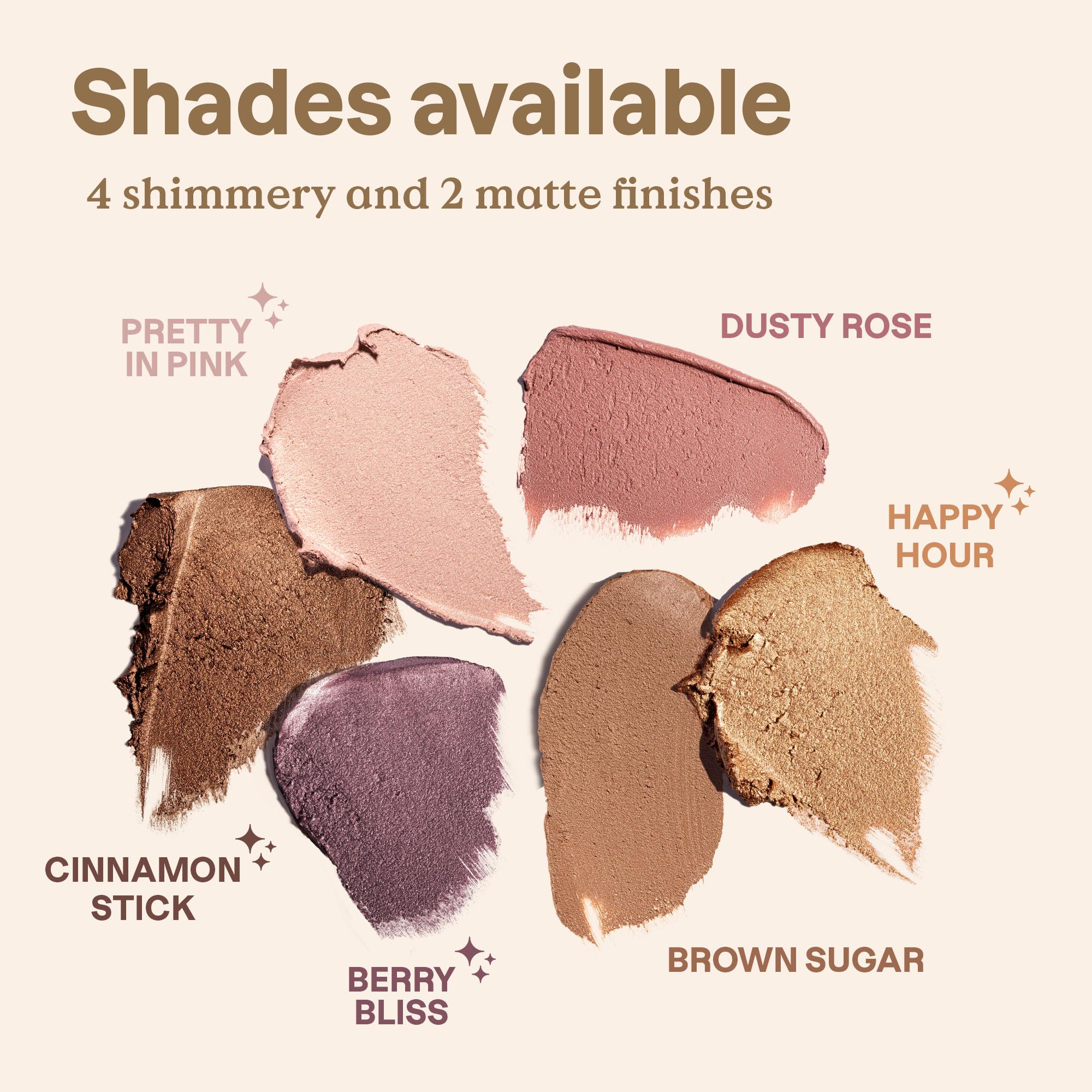 ATTITUDE Oceanly Eyeshadow, EWG Verified, Single Matte Cream Eyeshadow, Plastic-Free, Vegan Beauty and Makeup, Brown Sugar, 5 mL - Image 4
